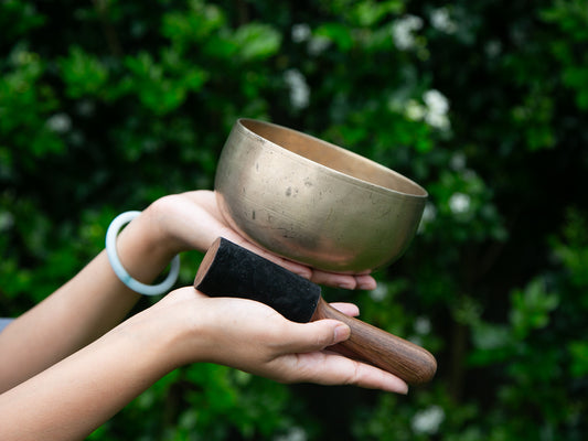 Old 'Tara' Singing Bowl - Base Note A#3 (230 Hz)