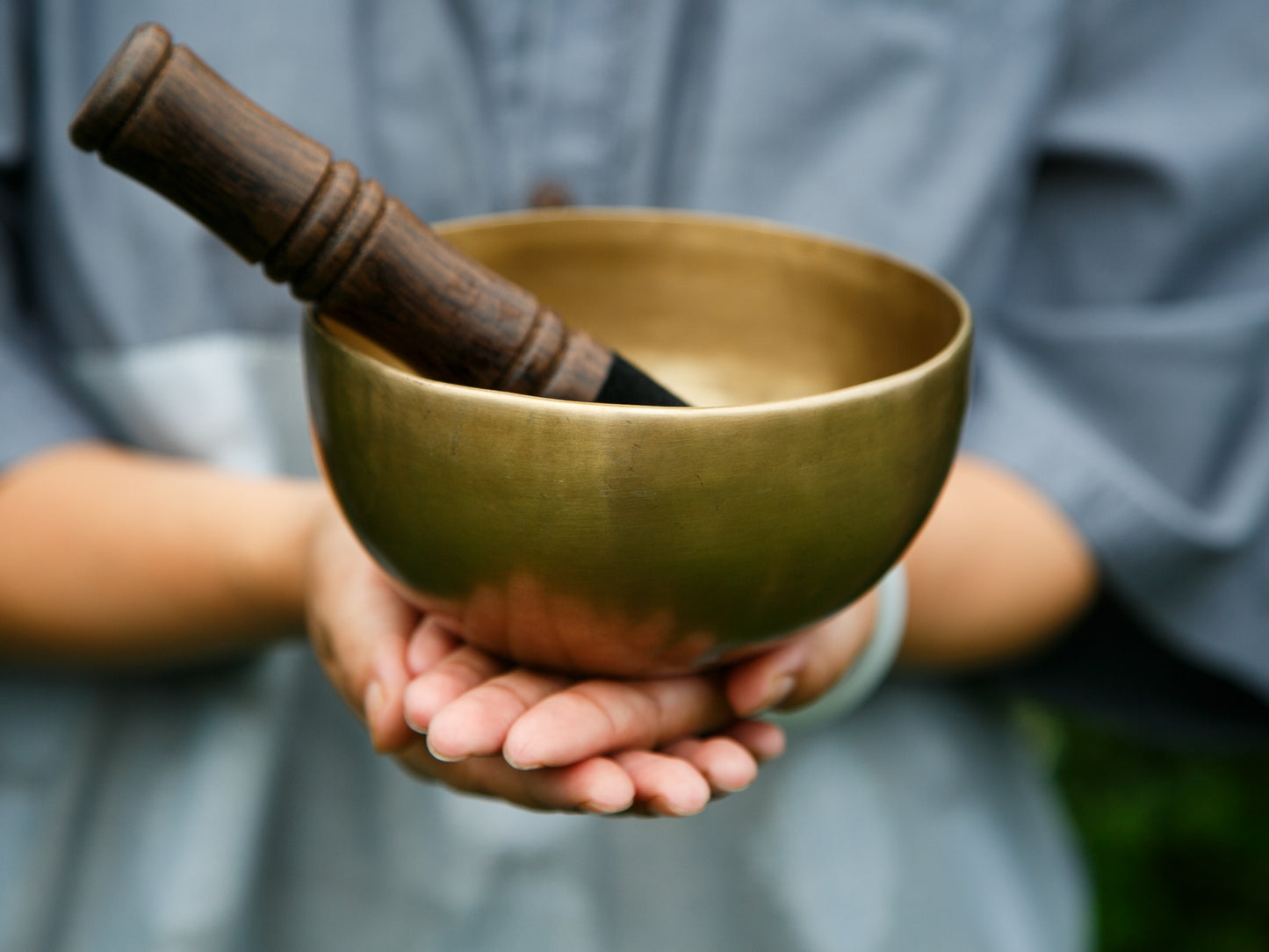 Small Contemporary Flow Singing Bowl - Base note F#4 (366 Hz)