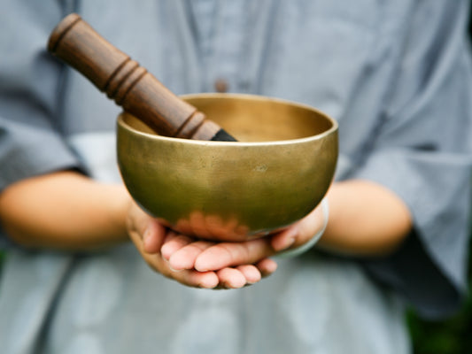 Small Contemporary Flow Singing Bowl - Base note G#4 (403 Hz)