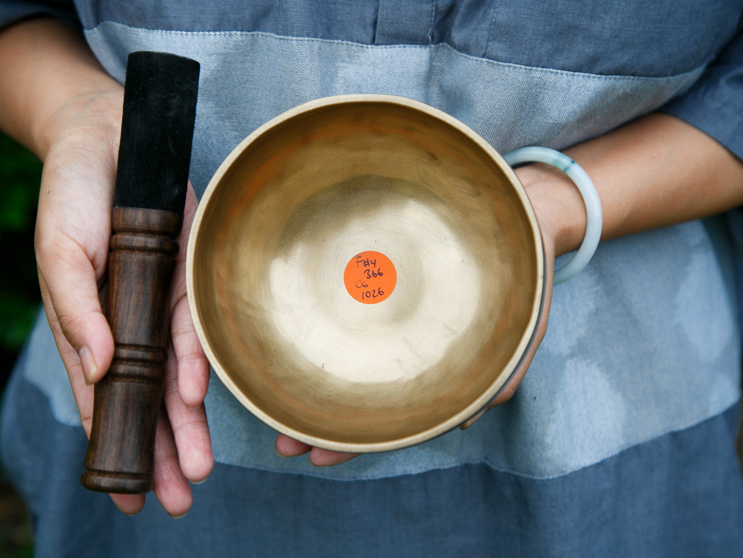 Small Contemporary Flow Singing Bowl - Base note F#4 (366 Hz)