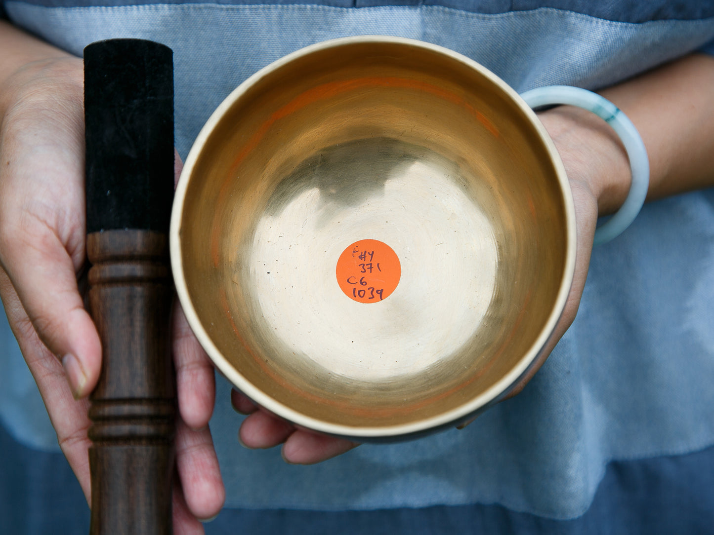 Small Contemporary Flow Singing Bowl - Base note F#4 (371 Hz)