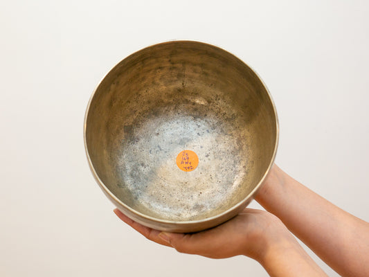 Old 'Tara' Singing Bowl - Base Note E3 (167 Hz)
