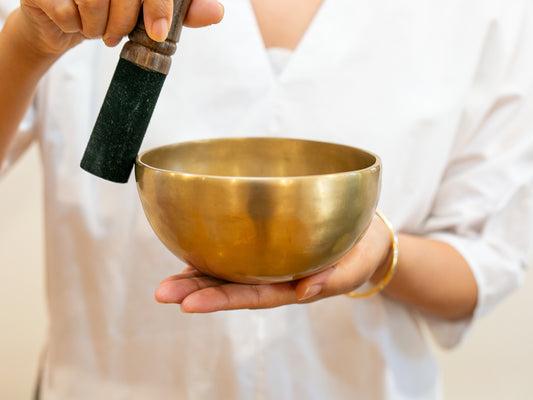 Small Contemporary Flow Singing Bowl - Base note F4 (355) Hz