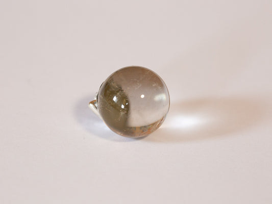 Nepalese Quartz Crystal Ball Pendant