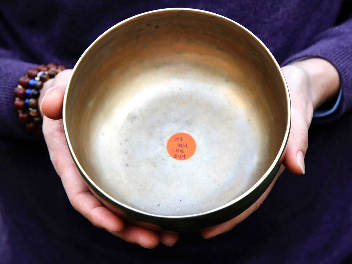 Old 'Tara' Singing Bowl - Base Note G3 (194 Hz)