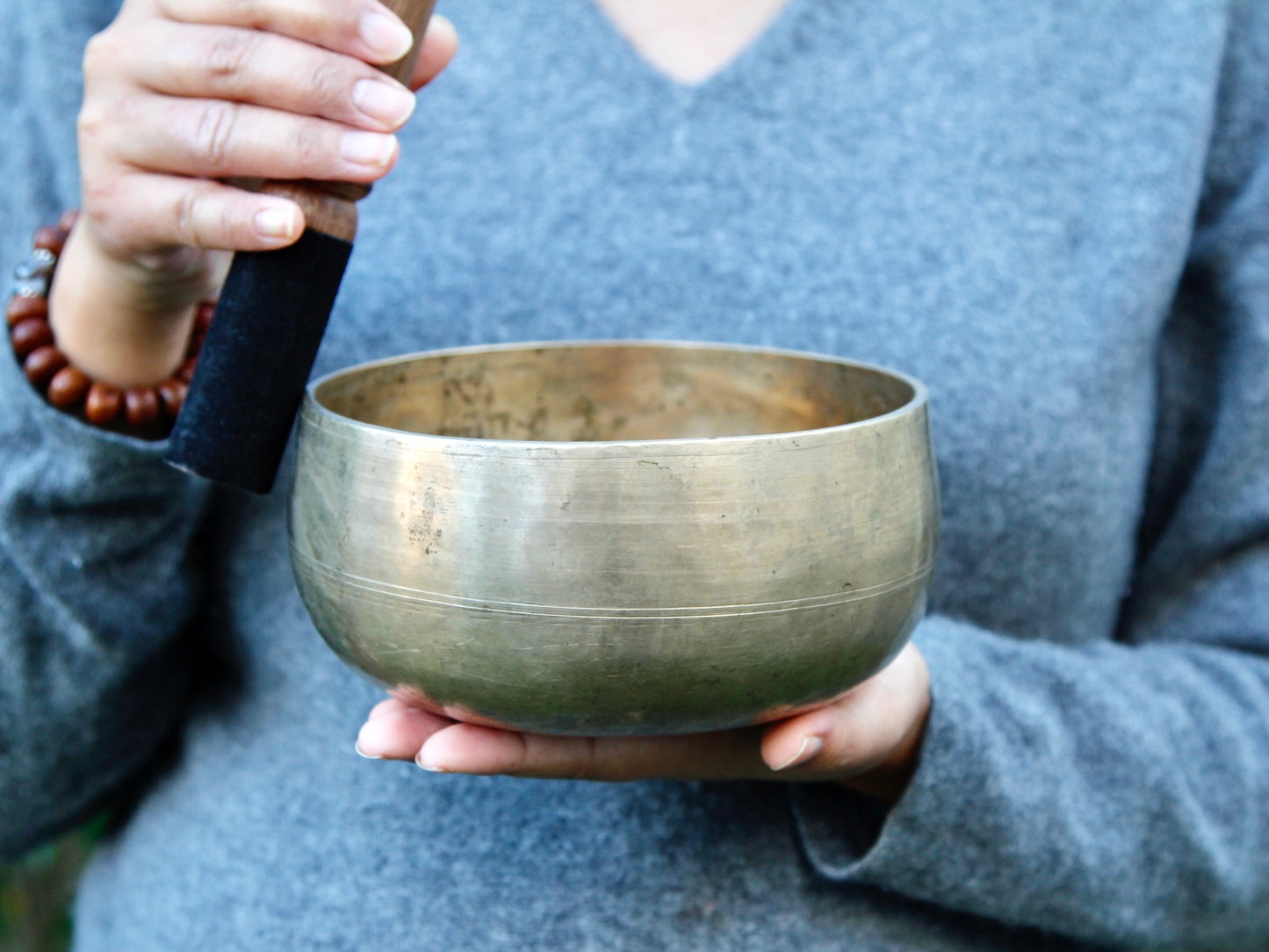Remuna Singing Bowl - Base note A3 (214 Hz)