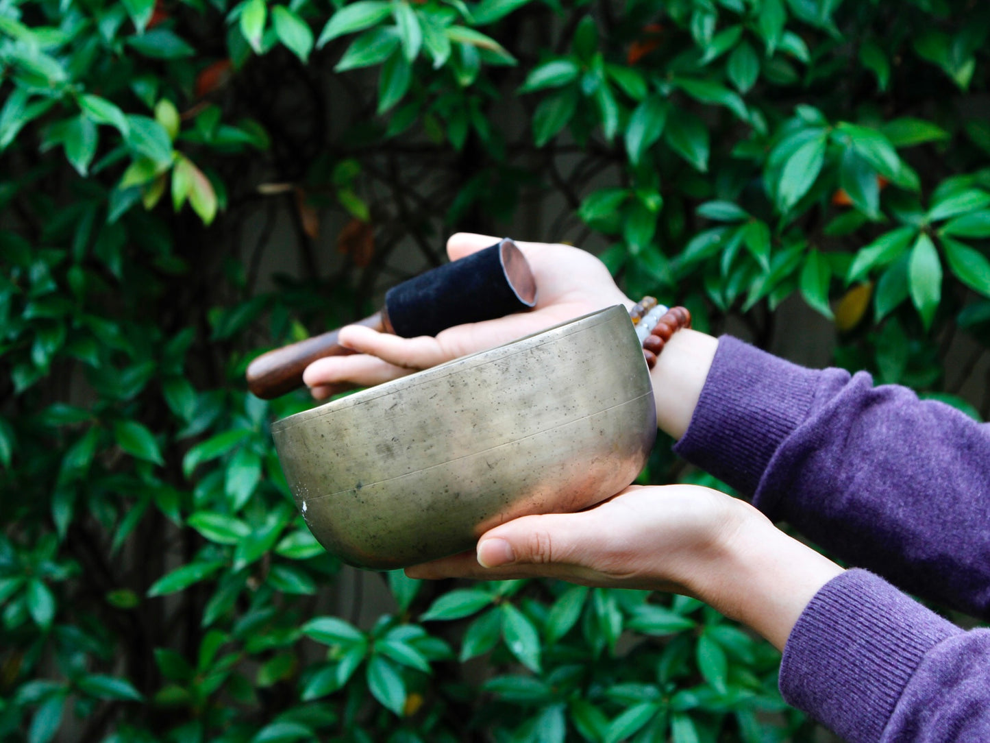 Old 'Tara' Singing Bowl - Base Note E3 (166 Hz)