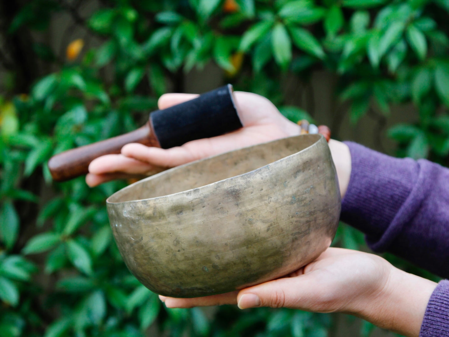 Old 'Tara' Singing Bowl - Base Note E3 (164 Hz)