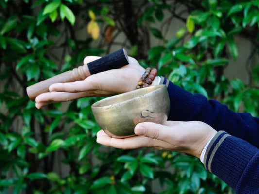 Small Old 'Tara' Singing Bowl - Base Note G#3 (204 Hz)