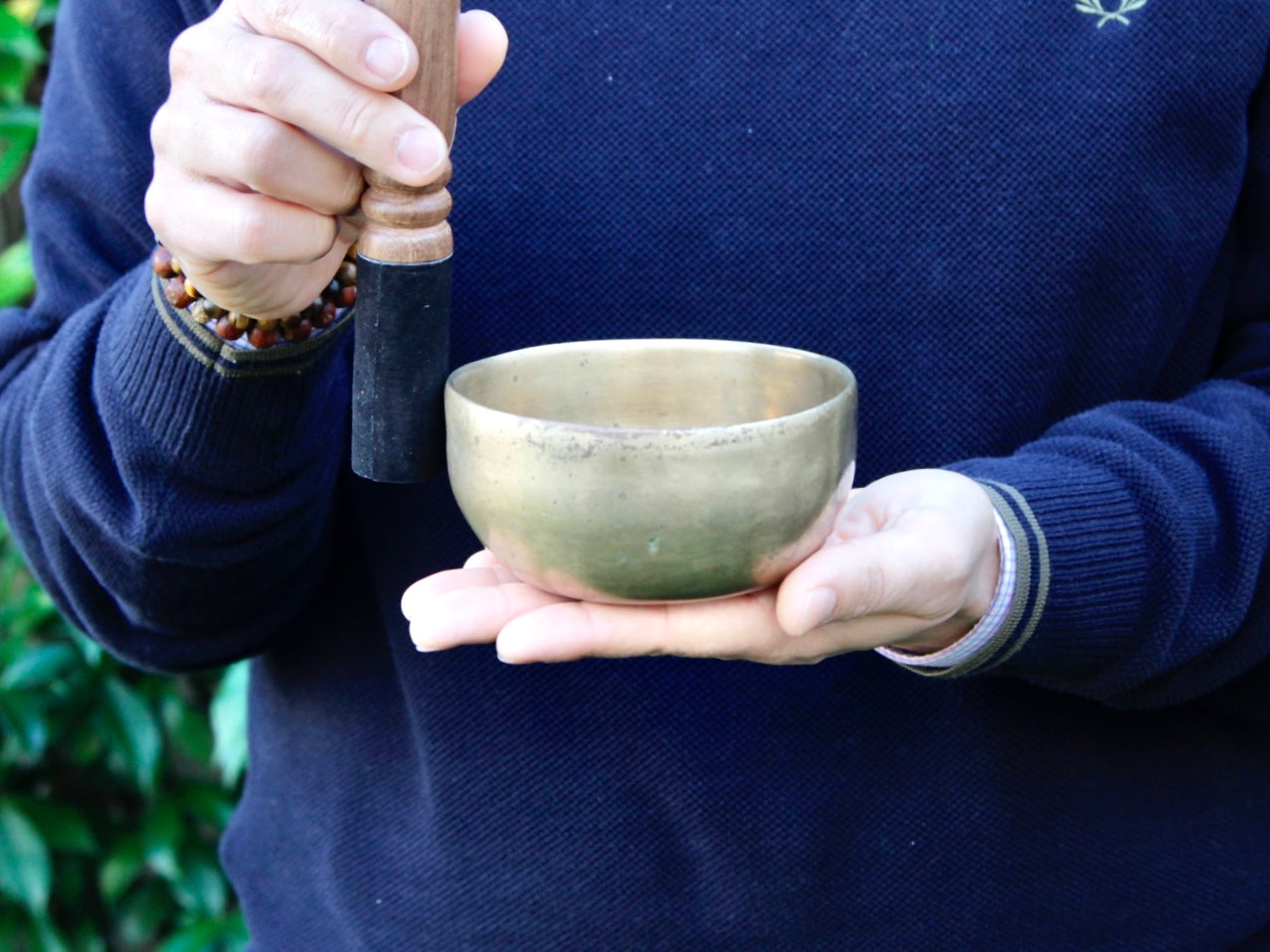 Small Old 'Tara' Singing Bowl - Base Note G#3 (204 Hz)