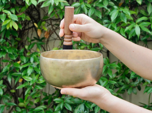 Old 'Tara' Singing Bowl - Base Note G3 (192 Hz)