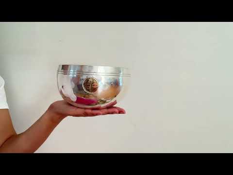 Silver Moon Singing Bowl - Base Note C4 (261)