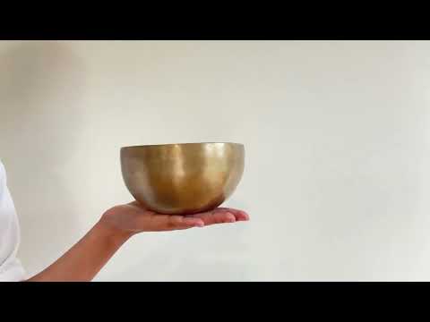 Hand Hammered Singing Bowl - Base Note F4 359