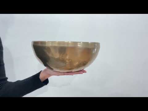Hand Hammered Singing Bowl - Base Note A#2 119Hz