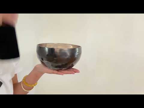 Silver Moon Singing Bowl - Base Note F4 (340 Hz)