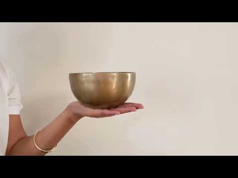 Small Contemporary Flow Singing Bowl - Base note F4 (341 Hz)