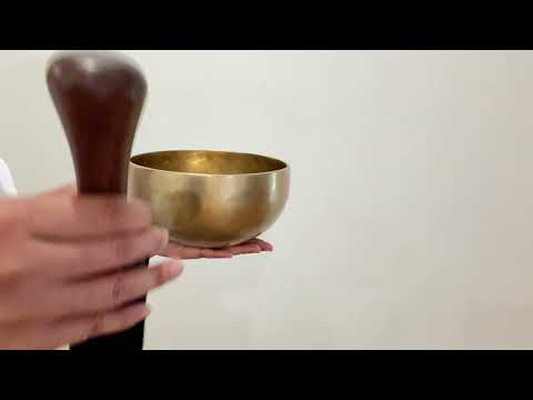 Hand Hammered Singing Bowl - Base Note A#3 228 Hz