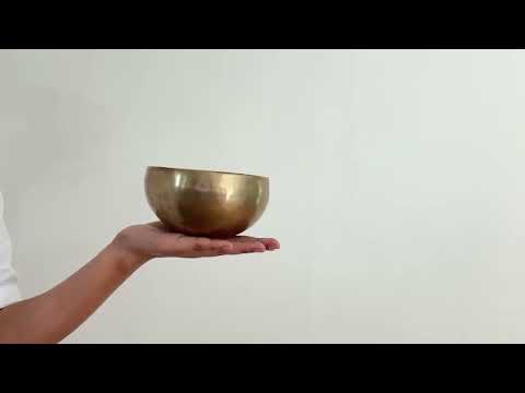 Hand Hammered Singing Bowl - Base Note G#4 414