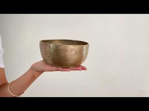 Tara Singing Bowl - Base Note D#4 (303 Hz)