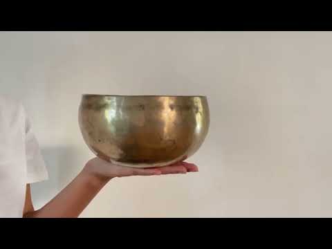 Tara Singing Bowl - Base Note D#3 (158 Hz)