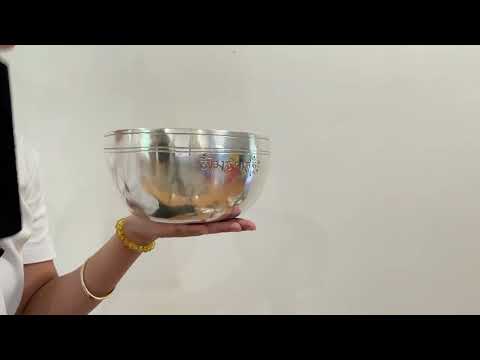 Silver Moon Singing Bowl - Base Note A3 (216 Hz)