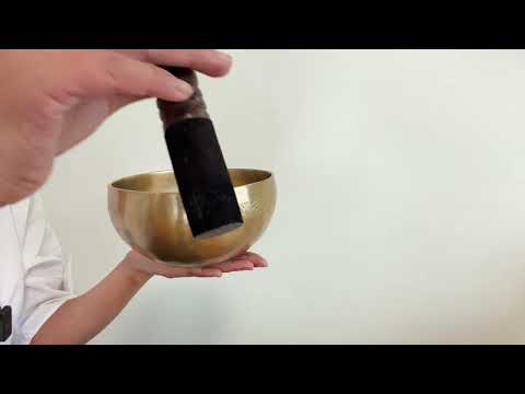 Hand Hammered Moon Singing Bowl - Base Note C#4 270 Hz