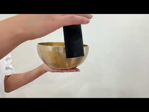 Hand Hammered Moon Singing Bowl - Base Note G3 191 Hz