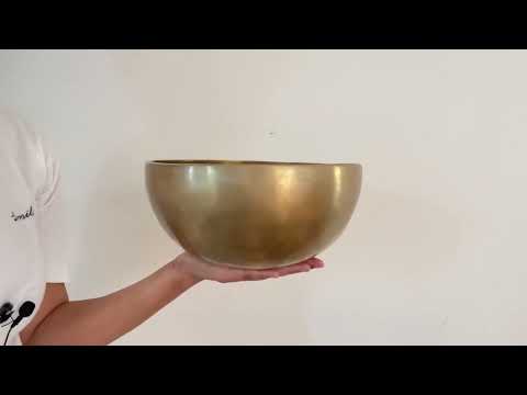 Contemporary Flow Singing Bowl - Base Note D#3 153 Hz