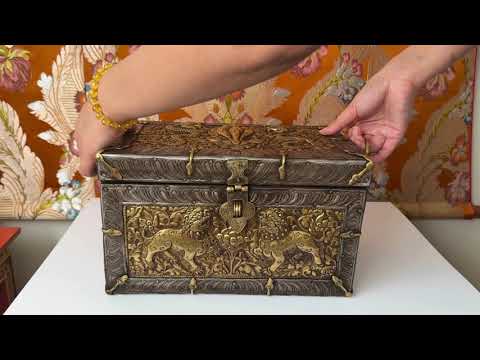 Tibetan Metal Treasure Chest