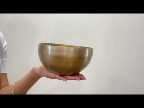 Small Hand Hammered Singing Bowl - Base note D#4 (312)