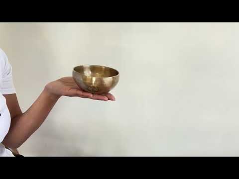 Hand Hammered Moon Singing Bowl - Base Note E5 (660) Hz