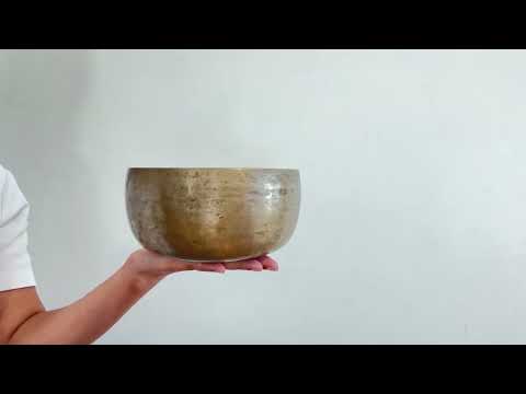 Tara Singing Bowl (thick rim) - Base Note A#3 (234 Hz)