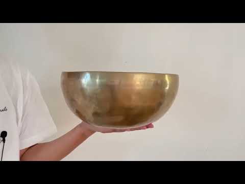 Hand HammeredSinging Bowl - Base Note A#2 118 Hz