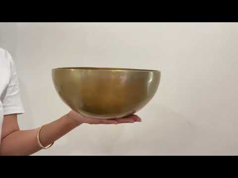 Contemporary Singing Bowl - Base Note D3 145 Hz