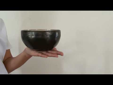 Silver Moon Singing Bowl - Base Note E4 (321 Hz)