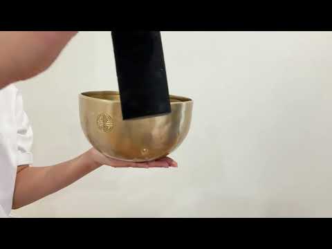 Hand Hammered Moon Singing Bowl - Base Note E3 166 Hz