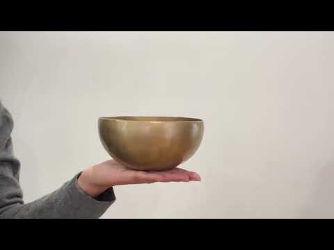 Small Hand Hammered Singing Bowl - Base note D4 (297)