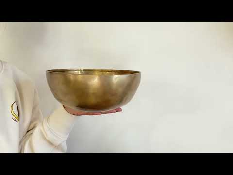 Hand Hammered Singing Bowl - Base Note C3 128Hz