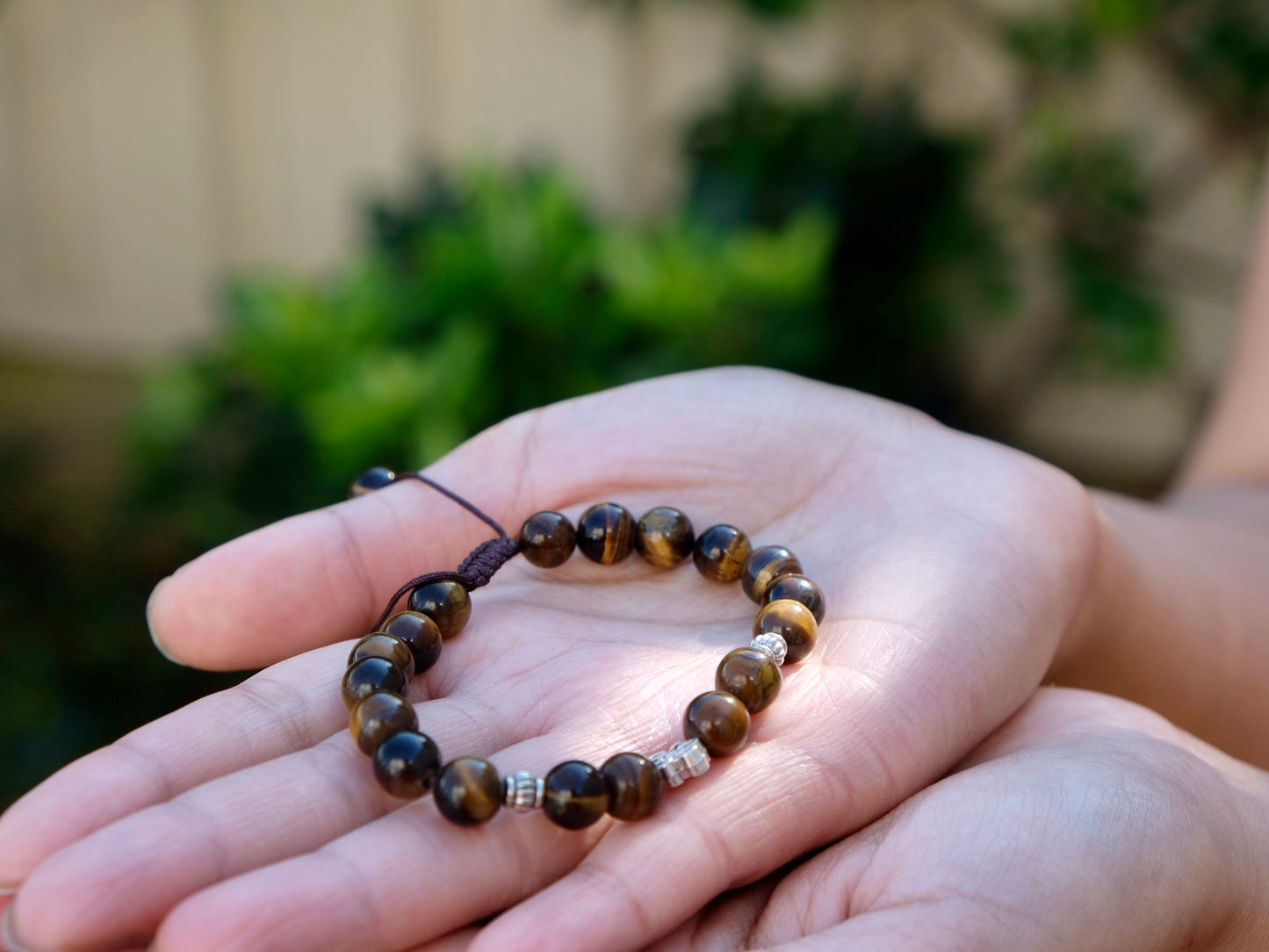 tiger eye mala bracelet