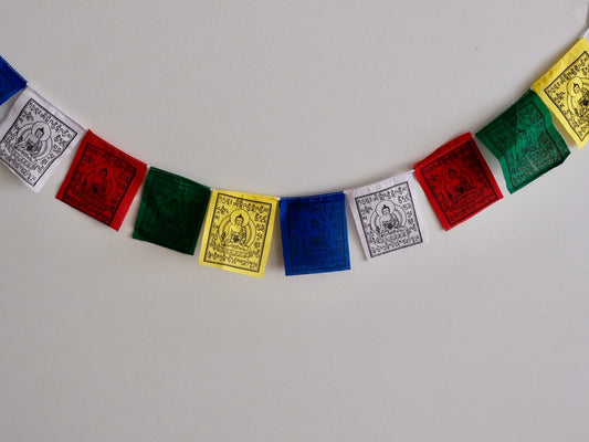 Mini Prayer Flags - Medicine Buddha