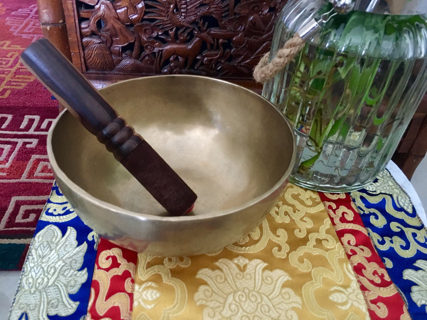 19 cms Medium Contemporary Flow Singing Bowl - Base Note F (177 Hz)