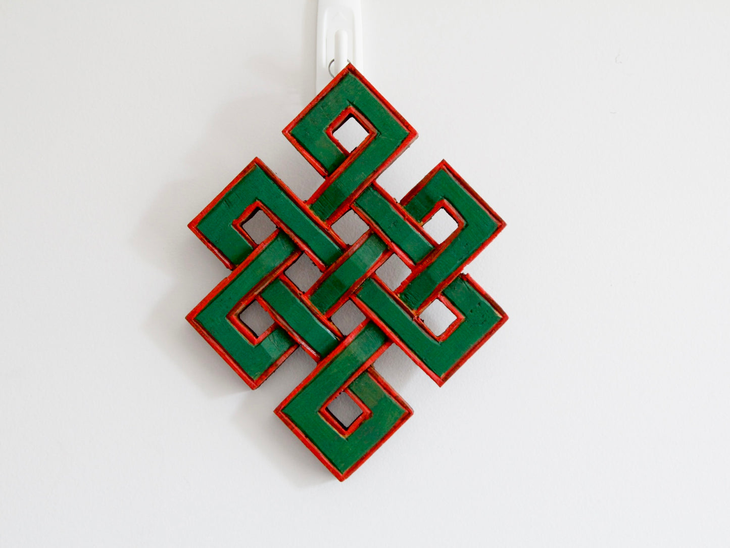 Large (20 cms) Infinity Knot Wooden Wall Hanging