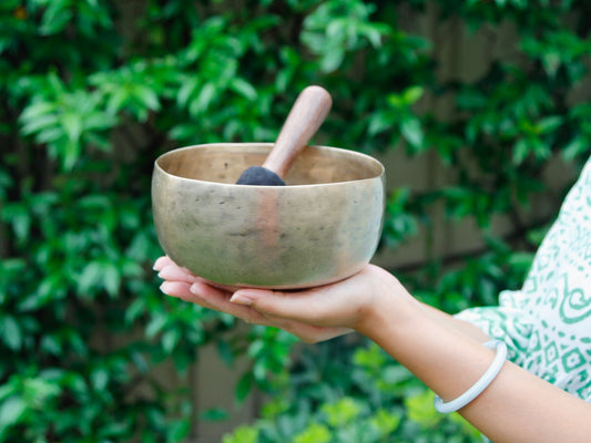 Old 'Tara' Singing Bowl - Base Note A#3 (230 Hz)
