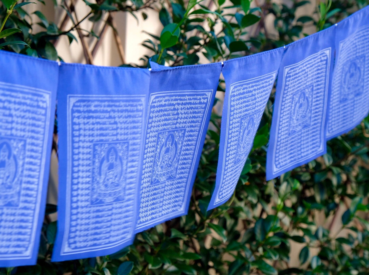 Medicine Buddha Prayer Flag - 1.5 metres long