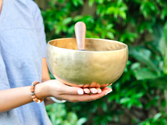 Contemporary Flow Singing Bowl - Base Note G3 198 Hz