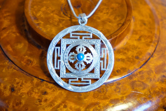 Double Vajra Mandala Pendant
