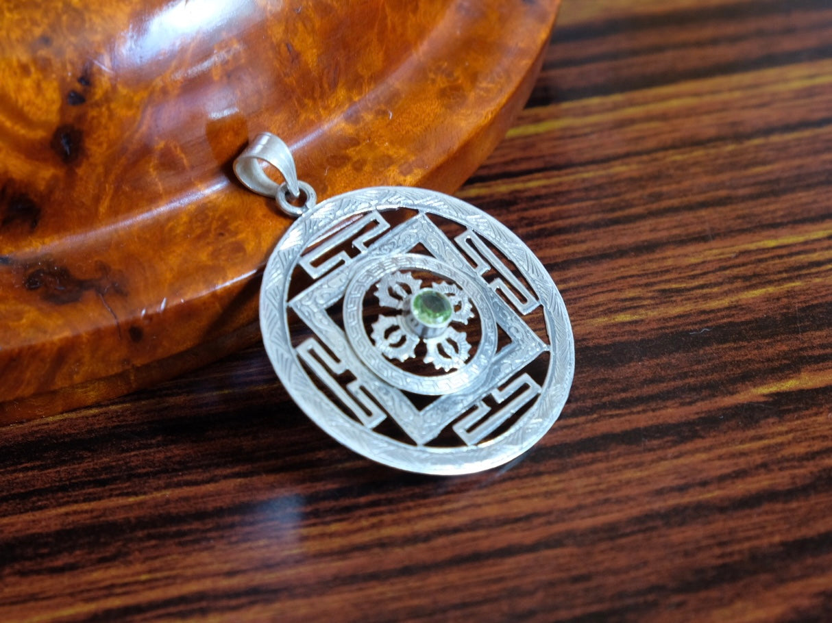 Double Vajra Mandala Pendant