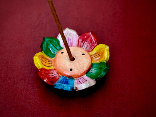 Lotus Ceramic Incense Burner