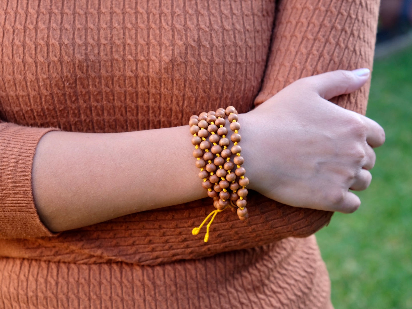 Small Knotted Sandalwood Mala