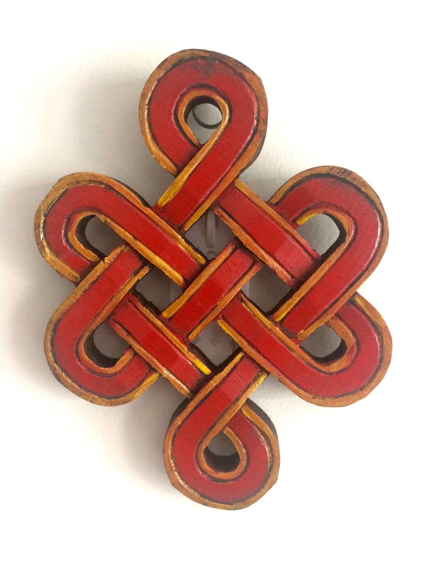 Small Infinity Knot Wooden Wall Hanging